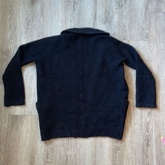 Vince extra fine merino Wool Cardigan with pockets size xs in black - Picture 5 of 6